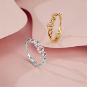 925 Sterling Silver Flower Ring